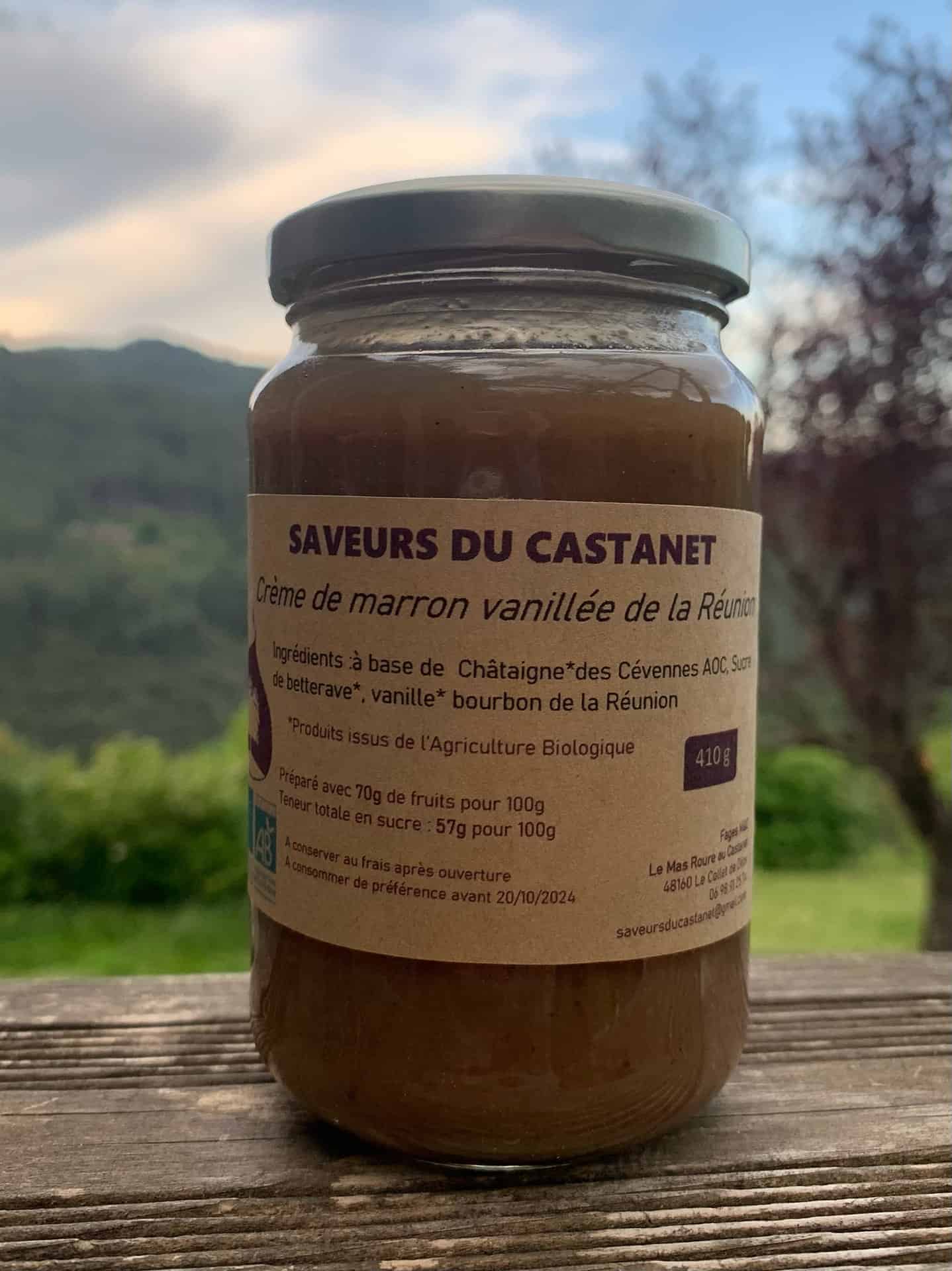 Crème de marron bio de La Réunion