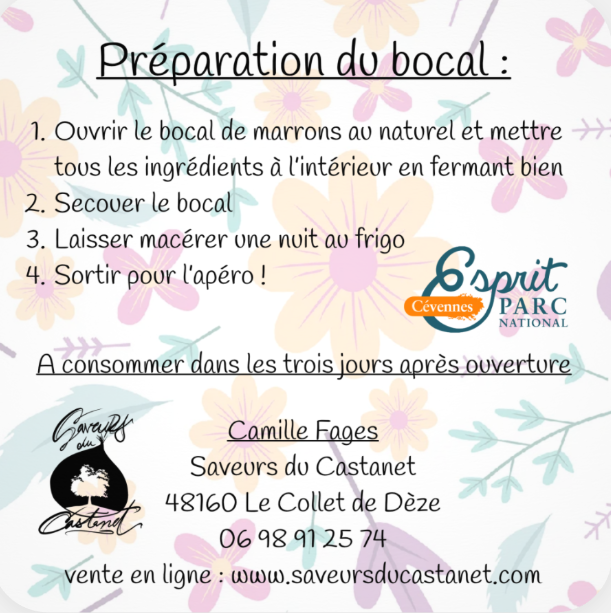 Idée recette - Marrons au naturel pour l'apéritif